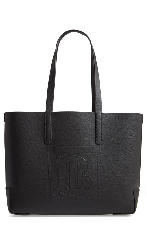 burberry embossed leather tote.